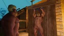 3d game gay medieval muscular skyrim tagme video yaoi