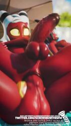 1boy 1futa 3d 9:16 anal anal_sex animated ass ass_focus balls bouncing_balls bouncing_butt bouncing_penis cock femboy futa_on_femboy futa_on_male futanari helluva_boss hung_bottom hung_femboy hung_trap intersex male millie_(helluva_boss) moxxie_(helluva_boss) otoko_no_ko penis red_body red_skin reverse_cowgirl_position sallie_may_(helluva_boss) screwingwithsfm sex sex_from_behind shiny_skin tagme testicles tophat_turtle trap vertical_video video voice_acted