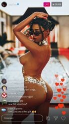 1girls 3d ass big_ass big_breasts black_hair breasts bubble_butt chat_log dark-skinned_female dark_skin female female_only forspoken frey_holland giorgio_rendering glasses instagram instagram_live livestream meta presenting_hindquarters sideboob skimpy social_media solo solo_female sunglasses swimsuit text
