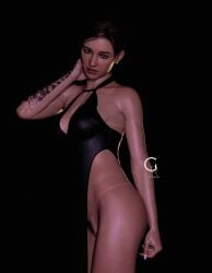 1girls 3d ellie_(the_last_of_us) ellie_williams female giorgio_rendering pussy solo tanline the_last_of_us the_last_of_us_2