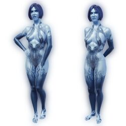 cortana from halo (series) by chirpychirp99
