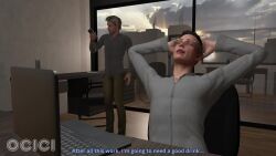1girls 3d 3d_animation age_difference animated ass_focus big_ass big_breasts big_butt blowjob breasts cheating cheating_wife curvy curvy_figure female glasses huge_ass huge_breasts light-skinned_female light-skinned_male light_skin long_video longer_than_one_minute male mature_female milf mother ocici office office_lady older_female older_female_and_younger_male phone self_upload sound story tagme thick_ass video virtamate