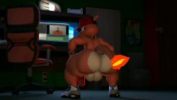 16:9 2022 3d_(artwork) 3d_animation animated anthro anus anus_expansion ass balls balls_expansion bedroom big_anus big_balls big_butt big_penis bottomless bottomless_anthro bottomless_male box butt_expansion charles_charmeleon charmeleon clothed clothing collar container cord digital_media_(artwork) electronics expansion fangs fire flaming_tail footwear gaming_chair generation_1_pokemon genital_expansion genitals growth hat headgear headwear huge_balls huge_butt huge_cock jesen long_playtime looking_back male monitor mythological_creature mythological_scalie mythology nintendo_switch orange_body penis penis_expansion pokemon pokemon_(species) scalie sharp_teeth solo sound sound_edit speaker spiked_collar spikes tagme tail teeth topless topless_anthro topless_male twerking video widescreen