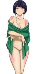 boku_no_hero_academia breasts exhibitionism hero jiro_kyoka jirou_kyouka kyoka_jiro kyouka_jirou my_hero_academia ograniczony one_female one_girl purple_hair pussy tomboy