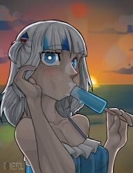 gawr gura from hololive by konefol