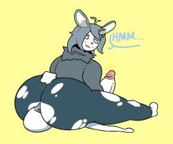 anthro anthro_on_human ass big_ass big_penis bunzs dick facesitting femboy furry furry_on_human rabbit