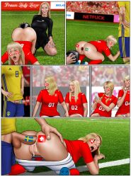 1boy 1boy1girl 2018_fifa_world_cup 6+girls anal anal_sex ass bottomless buggery buttplug comic crying defeat defeated extro female femdom fernanda_colombo_uliana football huge_buttplug human human_only humiliation male male/female male_penetrating_female painal pants_pulled_down penalty_game referee sex sex_toy soccer soccer_shoes soccer_uniform socks sport sports sweden switzerland tears uniform victory world_cup