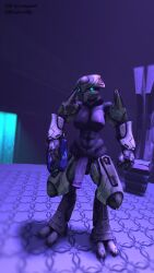 3d abs armor armored_boots armored_gloves artist_name artist_request blue_eyes clothed clothed_futanari clothing diffusion40k elite_(halo) equine_penis futa_only futanari grey_body halo halo_(game) halo_(series) halo_reach horse_penis horsecock muscular muscular_female pale_skin penis png sangheili sfm source_filmmaker weapon