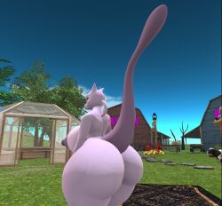 big_ass big_breasts breasts bubble_butt female female_mewtwo female_only ferialexonar game_freak huge_ass huge_breasts mewtwo nintendo pokemon pokemon_(species) thick_thighs wide_hips