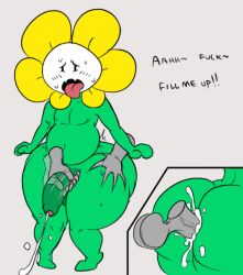 2boys 2d ahe_gao anal anal_sex ass big_ass big_butt butt color cum cum_in_ass cumming_from_anal_sex cumming_together cumming_while_penetrated dialogue disembodied_hand disembodied_penis english english_dialogue english_text femboy flower flowey_the_flower flowey_with_nothing_else_but_a_massive_ass gay genital_fluids genitals green_body groping_from_behind huge_thighs male male_only non-human plant plantie roccorox sex simple_background tagme text toby_fox toony uncensored uncensored_penis undertale undertale_(series) yaoi yellow_flower