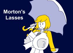 breasts crash2262 large_breasts morton_salt morton_salt_girl multiple_paizuri multiple_penises paizuri tagme umbrella