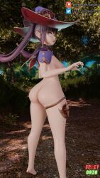 mona (genshin impact) from genshin impact by misterorzo