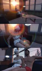 blowjob brittany_angel cowgirl_position doggy_style downward_dog facefuck handjob kyle_pred nopixel on_her_knees sex