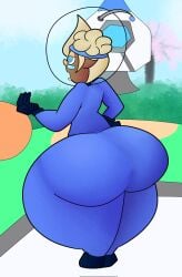 big_ass clothed erma_shepherd female female_only huge_ass nintendo no_breasts pikmin pikmin_4 teaset_haliley