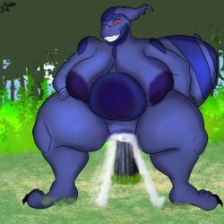 absurd_res anthro ass belly big_belly big_breasts big_butt bollard bollard_insertion breasts cosmosarts dildo dildo_in_pussy dildo_insertion erect_nipples female generation_5_pokemon hi_res inflation legendary_pokemon liquid_inflation looking_pleasured nintendo nipples penetration pokemon pokemon_(species) sex_toy sex_toy_in_pussy sex_toy_insertion solo sorine_(herobotanist) thick_thighs vaginal_penetration water water_inflation wide_hips zekrom