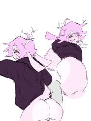 anal ass femboy furry fzst hoodie hoodie_only kurobosshi sweater trap