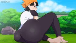 1girls 2d 2d_(artwork) 2d_animation animated arms artist_name ass ass_focus athletic athletic_female bare_arms barefoot big_ass big_butt black_eyes black_hair breasts bubble_ass bubble_butt butt_crack butt_focus curvaceous curvy curvy_body curvy_female curvy_figure dat_ass dragon_ball dragon_ball_gt eyebrows eyelashes fat_ass feet female female_focus female_only female_saiyan hair hd high_resolution huge_ass huge_butt large_ass legs light-skinned_female light_skin looking_at_viewer looking_back looking_back_at_viewer loop looping_animation no_sound pan_(dragon_ball) pawg saiyan shaking shaking_ass shaking_butt shorter_than_30_seconds simple_background soles solo solodusk57 teenager thick thick_ass thick_hips thick_legs thick_thighs thighs toes video voluptuous voluptuous_female wide_hips yoga_pants