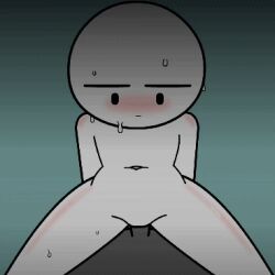1boy 1girls ambiguous_penetration animated blush female female_focus female_on_top female_penetrated gif lofy_lofi male male/female male_penetrating male_penetrating_female penis pussy riding_penis sex shiny_body shiny_skin stickman straight sweat tagme unknown_artist vaginal_penetration white_body white_skin