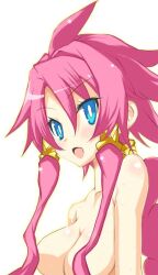 artina breasts completely_nude completely_nude_female convenient_censoring disgaea disgaea_4 hair_covering_breasts iwasi_r large_breasts nippon_ichi_software