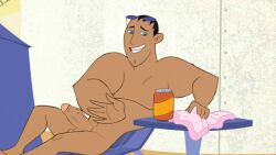 edit edited edited_screencap kim_possible male male_only muscle muscles muscular_male nude penis screenshot screenshot_edit senor_senior_junior solo