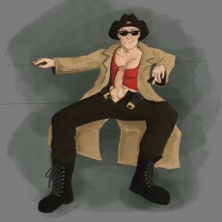 big_penis duke_nukem duke_nukem_(series) gorebound male_only simple_background solo solo_male spread_legs