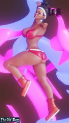 1girls 3d ass athletic athletic_female capcom dark-skinned_female dark_skin female female_only fit fit_female hips lily_hawk mexican mexican_female native_american native_american_female slim slim_waist solo street_fighter street_fighter_6 tan_body tan_skin thedirtden waist