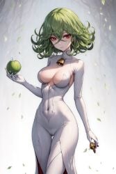 1girls 2:3 2:3_ratio absurd_res absurdres ai_generated belly_button belly_button_visible_through_clothing cosplay cow_bell female gardevoir green_hair hd hi_res high_resolution highres hylian_r34 one-punch_man pokemon pokemon_(species) pussy_visible_through_clothes red_eyes tagme tatsumaki thigh_gap thin_waist tight_clothing tight_fit unstable_diffusion