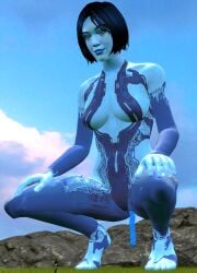 1boy1girl 3d anus bones_in_scat breasts cortana disposal female giantess halo halo_(series) lostlog macro post_vore post_vore_scat pussy scat shitting size_difference squatting vore