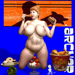 1girls 3d archer_(series) chup@cabra female pam_poovey solo