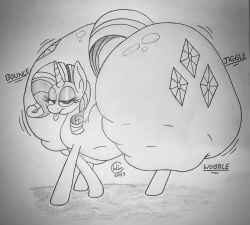 ass_bigger_than_body big_ass big_butt blep bouncing_ass bouncing_butt cellulite cutie_mark dumptruck_ass dumptruck_butt friendship_is_magic huge_ass huge_butt hyper_ass hyper_butt looking_at_viewer looking_at_you lukewarmluke my_little_pony rarity_(mlp) sketch thick_ass thick_hips thick_legs thick_thighs thighs traditional_art traditional_media traditional_media_(artwork) unicorn unicorn_horn wide_ass wide_hips wide_thighs