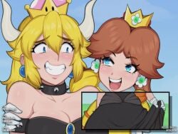 1futa 1girls 2d accessory afrobull alternate_breast_size alternate_species alternate_version_available animal_humanoid animated areolae ass back_arching_orgasm balls big_breasts big_penis biting_lip blonde_hair blue_eyes blush bowser bowsette breasts brown_hair choker cock_ring comic crown cum cum_outside cumming cumshot cumskeleton dialogue dickgirl earring earrings ejaculation embarrassed erect_nipples erection evilaudio female femdom futa_focus futa_on_female futa_sans_pussy futa_with_female futanari futanari_transformation futasub gender_transformation genitals glove handjob head_back head_thrown_back highres horns human humanized humanoid humanoidized intersex jewelry large_breasts light-skinned_female light-skinned_futanari long_hair longer_than_30_seconds male_to_futa mario_(series) mistaken_identity music new_super_mario_bros._u_deluxe nintendo nipples no_bra nopan opaluva open_mouth open_shirt orgasm penis penis_accessory penis_bulge penis_jewelry penis_under_dress princess princess_daisy rubyredva rule_63 scalie sharp_teeth skirt_lift sound sound_edit sound_effects speech_bubble spiked_anklet spiked_armlet spiked_cock_ring spiked_collar spiked_shell spread_legs super_crown super_mario_bros. tail taint text thick_thighs thighs transformation uncensored underass video voice_acted