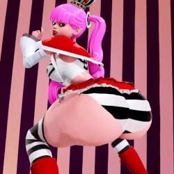 1female 1girls 2020s 2023 3d 3d_animation animated ass ass_bounce ass_focus big_ass bouncing_ass curvy female female_only gothic gothic_girl gothic_lolita hips huge_ass large_ass looking_at_viewer one_piece perona pink_hair prevence shounen_jump smile smiling_at_viewer tagme thick_thighs thighs twerking twintails video