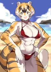 1girls 2023 abs absurd_res big_breasts bikini breasts female female_focus furry mei_xiang muscular muscular_female mx99926 original solo solo_female solo_focus swimsuit swimwear thick_thighs thighs tiger tiger_girl tiger_humanoid wide_hips