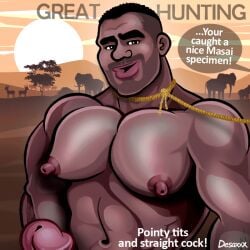 africa animated big_muscles big_nipples big_pecs captured dark-skinned_male desaxxx erect_nipples erection gay gay_sex hard_on homosexual huge_muscles huge_nipples huge_pecs large_nipples male male_focus male_only muscles muscular muscular_male nature nature_background nipple_fetish nipple_play nipples outdoors outside outside_sex oversized_muscles pecs racism racist rope_around_neck savanna slave sunset