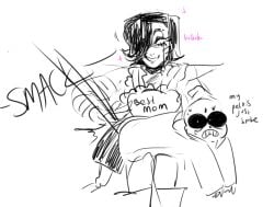 animated_skeleton apron big_dom big_dom_small_sub bigger_dom bigger_dom_smaller_sub clothed crazy_eyes crazy_smile duo english_text hair_over_one_eye humanoid humanoid_robot mettaton mettaton_ex monster onomatopoeia punishment robot_humanoid sans sans_(undertale) skeleton sketch small_sub small_sub_big_dom smaller_sub smaller_sub_bigger_dom smirk spanking spanking_ass spanking_butt sweat text undead undertale undertale_(series) unknown_artist white_background