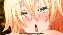 1girls ahe_gao animated areolae big_breasts blonde_female blonde_hair blush bouncing_breasts breasts drool english_subtitles english_text erect_nipples female goddess green_eyes hentai isekai_kita_no_de_sukebe_skill_de_zenryoku_ouka_shiyou_to_omou_the_animation japanese_language moaning mp4 nipples pleasure_face saliva saliva_string saliva_trail shion_(animation_studio) sound subtitled sweat sweating sweaty_face tagme tears tears_of_pleasure tongue tongue_out video voice_acted