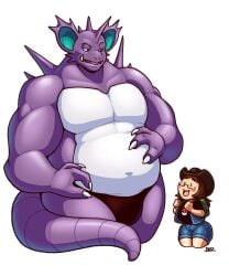 1boy1girl blazbaros blush chubby chubby_male cowboy_hat curvaceous curvy curvy_figure curvy_hips curvy_thighs dilf duo female glasses happy larger_male looking_at_partner looking_down looking_up male mature_male muscular muscular_arms muscular_legs muscular_male nidoking pecs plump pokemon pokemon_(species) trainer underwear wide_hips