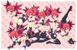 ass breasts covering covering_breasts demon_girl disgaea disgaea_1 etna flat_chest flat_chested iwasi_r nippon_ichi_software skimpy_clothes small_breasts succubus succubus_costume succubus_tail succubus_wings thighhighs thighs