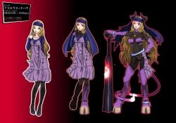 ass brainwashing breasts chihaya_kisaragi corruption demon demon_girl female fraulos identity_death mind_control persona persona_5 possession revealing_clothes takeover thighs transformation transformation_sequence