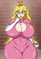 princess peach from mario (series) by dibuctor