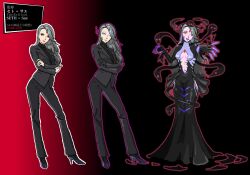 ass brainwashing breasts corruption demon demon_girl female identity_death mind_control persona persona_5 possession revealing_clothes sae_niijima seth takeover thighs transformation transformation_sequence