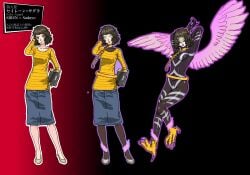 ass brainwashing breasts corruption demon demon_girl female identity_death mind_control persona persona_5 possession revealing_clothes sadayo_kawakami siren takeover thighs transformation transformation_sequence