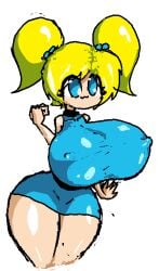 big_ass big_breasts breasts_bigger_than_head bubbles_(powerpuff_girls) huge_ass huge_breasts humanoid powerpuff_girls powerpuff_girls_2016 the_absolute