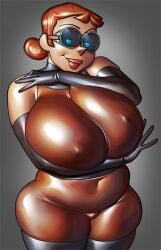 1girls 2023 bbw big_breasts cartoon_network clothed clothing enormous_breasts evil_con_carne huge_breasts major_dr._ghastly mature_female ph smirking the_grim_adventures_of_billy_and_mandy thick_thighs venus_body voluptuous voluptuous_female wide_hips