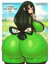 tsuyu asui from my hero academia by matospectoru