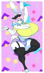 1boy 1femboy anthro anthro_only big_breasts breasts busty_boy femboy femboy_focus femboy_only feminine feminine_body feminine_male feminine_pose fully_clothed girly huge_breasts male male_only male_with_breasts peanut_butter_(theycallhimcake) pinkpalooka solo solo_femboy solo_male thick_thighs wide_hips