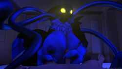 16:9 3d_(artwork) anthro bandai_namco big_breasts big_dom_small_sub breasts digimon digimon_(species) digital_media_(artwork) dominant duo female first_person_view genitals glowing glowing_eyes heartless hi_res human kingdom_hearts male mammal ok_bruh penis renamon size_difference small_penis source_filmmaker square_enix tentacle thick_thighs touching_penis widescreen