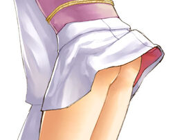 ass clothing izumi_ako japanese_clothes kasuga_yukihito kimono lowres mahou_sensei_negima mahou_sensei_negima! no_panties