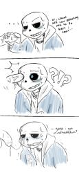 ... ?!? animated_skeleton blue_hoodie blue_jacket comic cum cum_in_eye english_text eye_fucking eye_penetration eye_socket_penetration faceless_male hooded_jacket hoodie jacket male male_penetrated monster penis pun sans sans_(undertale) skeleton skull_fucking solo_focus sweat text undead undertale undertale_(series) unknown_artist unseen_male upper_body veiny_penis