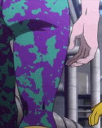 1girls animated ashido_mina ass ass_focus big_ass bodysuit boku_no_hero_academia bubble_butt colored_skin female female_only fully_clothed gif hero_outfit_(mha) mina_ashido my_hero_academia pink_skin solo thighs vest walking